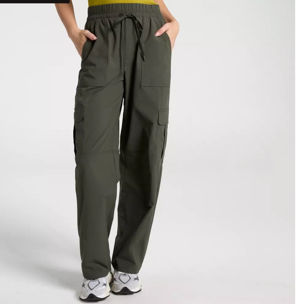 CALIA Dark Olive Cargo pocket pants